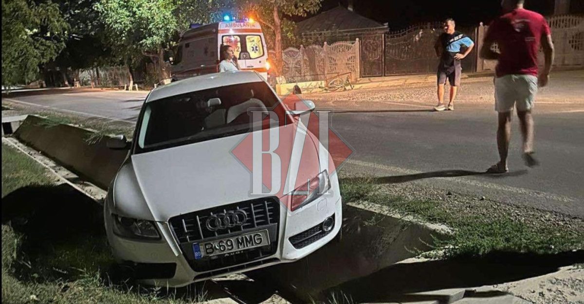 O mașină și un biciclist, implicați într-un accident rutier în județul Iași