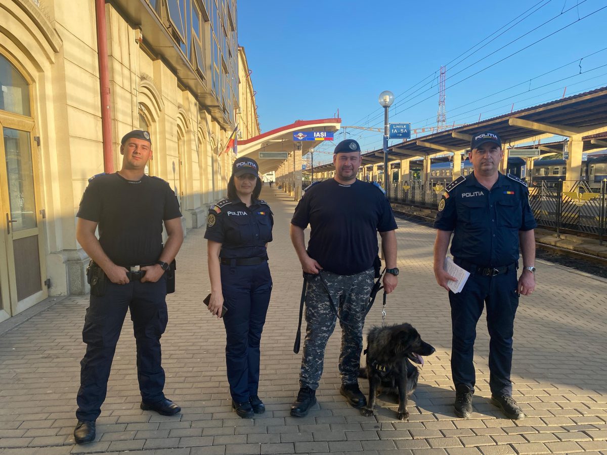 Polițiștii ieșeni desfășoară o acțiune în sistem integrat, de tip razie, în municipiul Iași