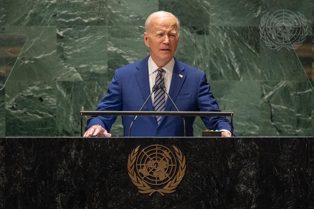 Joe Biden spune de la tribuna ONU că „războiul lui Putin a eşuat” 