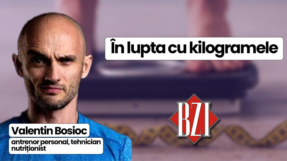LIVE VIDEO – Valentin Bosioc, antrenor personal, tehnician nutriționist discută în emisiunea BZI LIVE despre cum reușim să scăpăm de kilogramele în plus fără prea mari eforturi