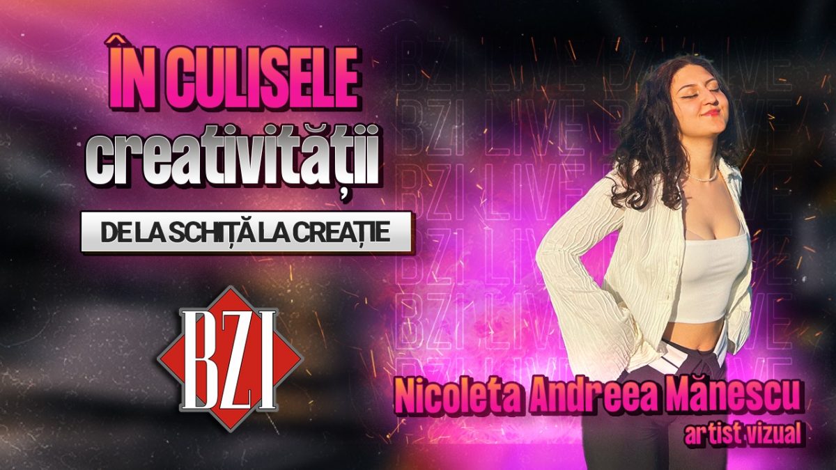 În culisele creativității! Nicoleta Andreea Mănescu, artist vizual, povestește pentru BZI LIVE despre parcursul său în artă