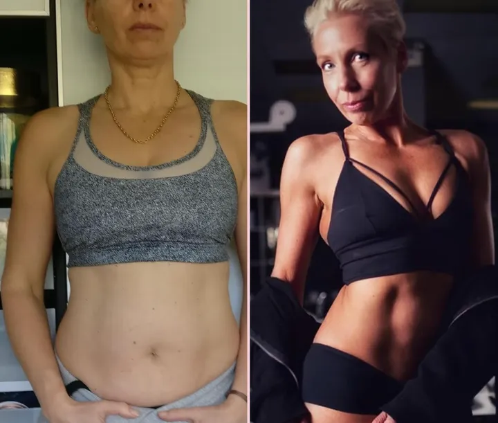 Defilează pe tocuri și în bikini, la vârsta de 56 de ani! A devenit mare campioană
