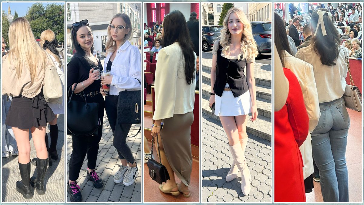 Studentele de la UMF Iași au făcut furori în prima zi de facultate! Ținutele lor au atras toate privirile