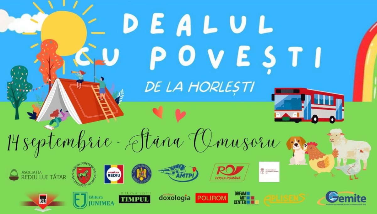 A doua ediție a Festivalului „Dealul cu povești” îi invită pe micii cititori la o nouă aventură literară