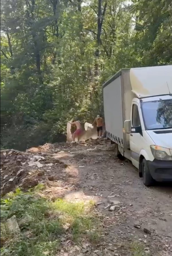 Doi adulţi din Bacău au fost amendaţi cu 60.000 lei de Gardă de Mediu după ce au aruncat deşeuri într-o pădure