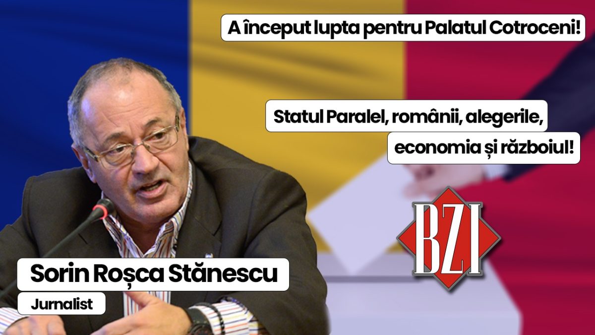 Top talk-show la BZI LIVE alături de nașul presei din România, senior-jurnalistul Sorin Roșca Stănescu! Vor fi „atacate” cele mai fierbinți și sensibile subiecte naționale și de pe plan extern