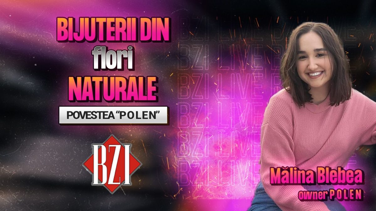 Bijuterii din flori naturale! Mălina Blebea, owner P O L E N, povestește pentru BZI LIVE despre activitatea sa creativă
