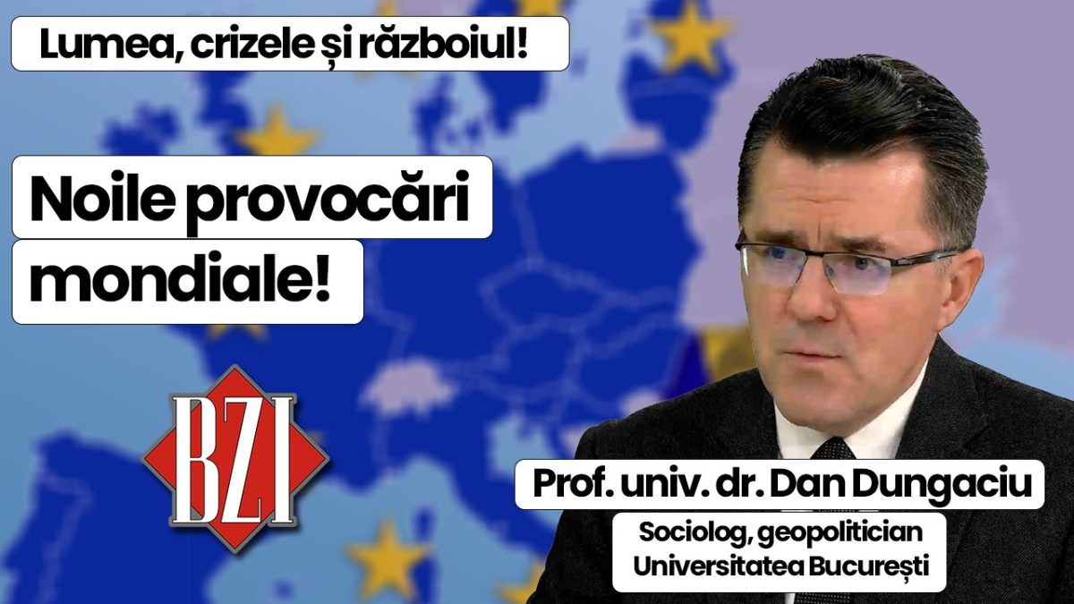 Talk-show și analiză specială, la BZI LIVE alături de cunoscutul prof. univ. dr. Dan Dungaciu, sociolog, geopolitician – Universitatea București. Vor fi analizate teme și evenimente de actualitate, naționale și internaționale