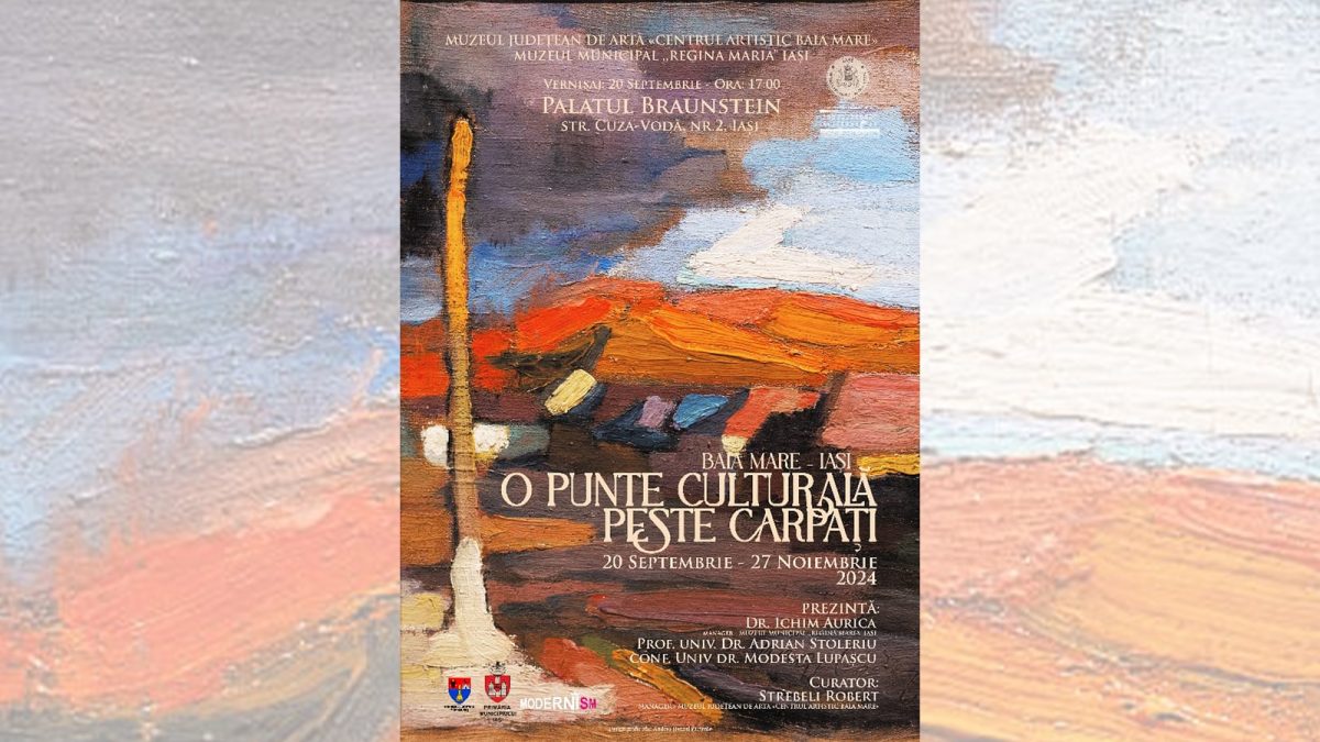 Muzeul Municipal Regina Maria” din Iași și Muzeul Județean „Centrul Cultural Artistic Baia Mare” anunță organizarea expoziției „O punte culturală peste Carpați”