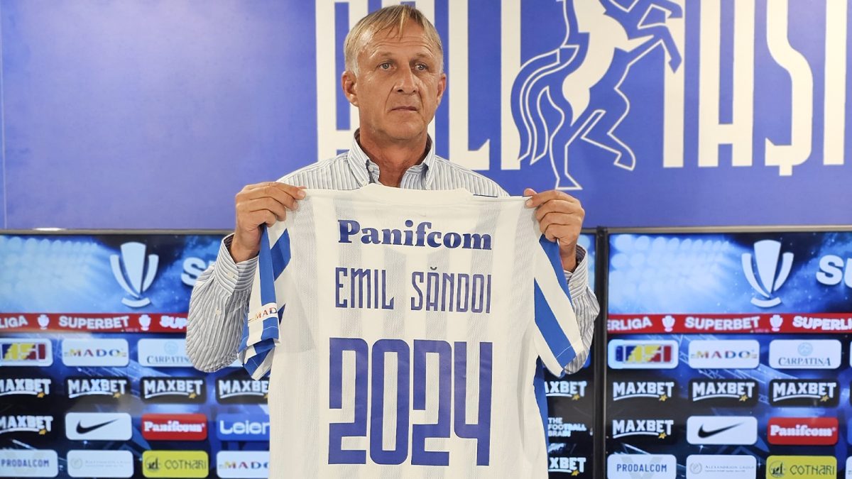Emil Săndoi s-a instalat în funcția de antrenor, la Politehnica Iași. Iată ce obiectiv i-a trasat conducerea