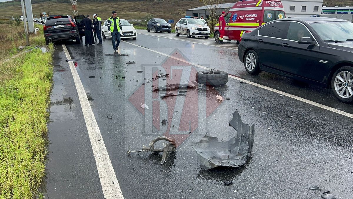 Accident rutier violent pe centura Iașului. Trei preoți aflați într-un Volvo au fost implicați – EXCLUSIV, FOTO, VIDEO, UPDATE