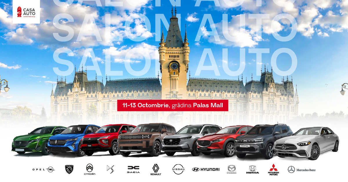 Cele mai noi modele de autoturisme la Salonul de toamna Casa Auto Iași
