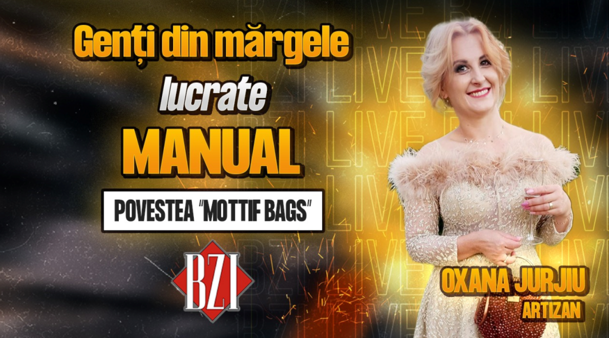 Genți din mărgele lucrate manual! Oxana Jurjiu, artizan, povestește pentru BZI LIVE despre activitatea sa creativă