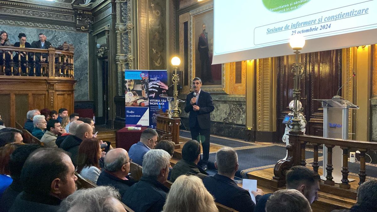 Inspectoratul Teritorial de Muncă Iași a organizat o sesiune de informare în domeniul securităţii şi sănătăţii în muncă