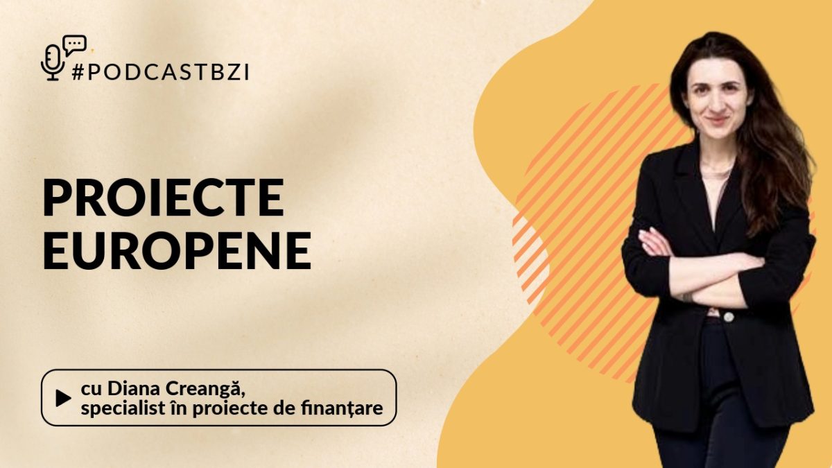Diana Creangă, cofondatoare SIA Teritorial Invest și specialist în proiecte de finanțare, despre oportunități de finanțare nerambursabilă la PodcastBZI