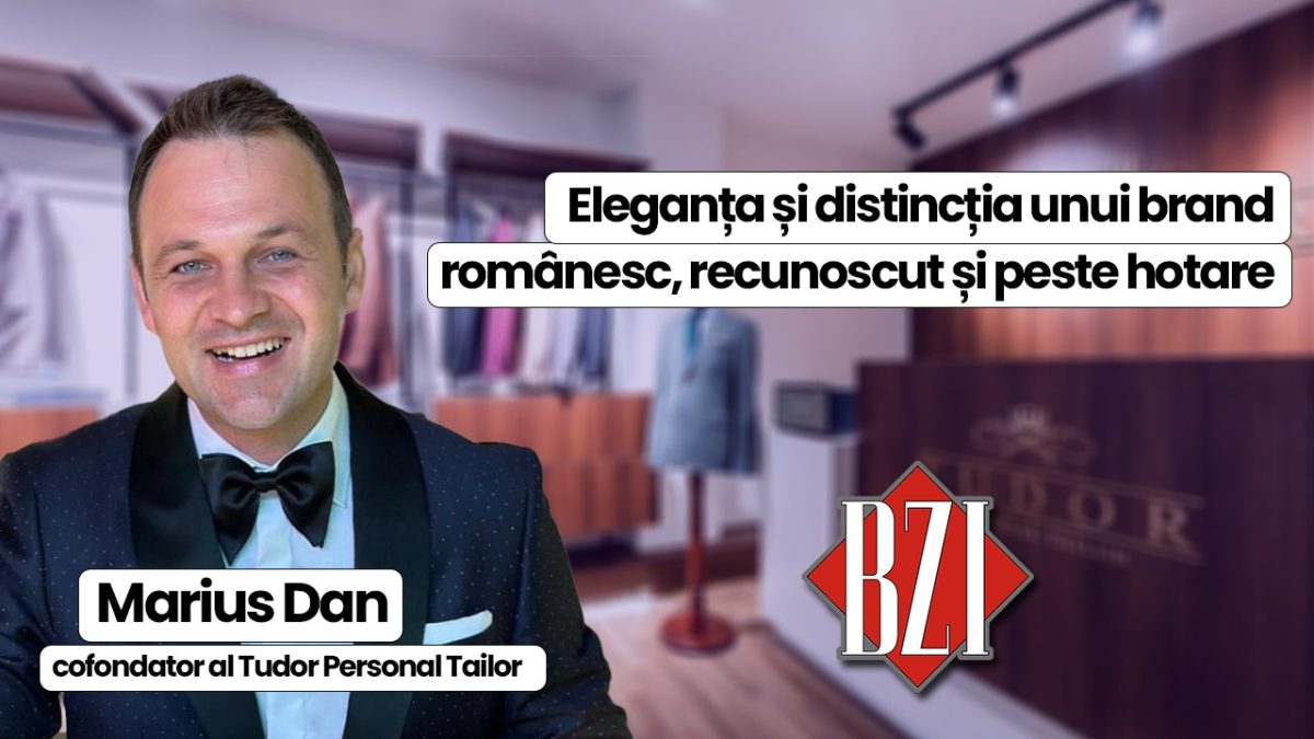 Marius Dan, cofondator al Tudor Personal Tailor, vine în platoul BZI LIVE unde va povesti despre businessul ce redefinește conceptul de îmbrăcăminte masculină custom-made, îmbinând inspirația britanică cu maestria italiană