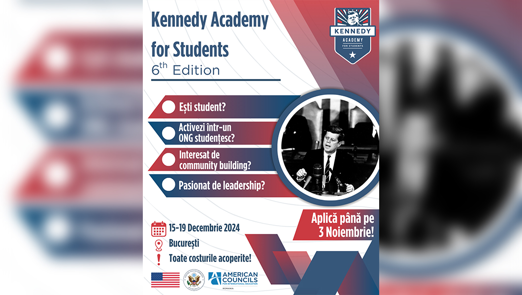 Oportunitate pentru studenții ieșeni: Programul Kennedy Academy for Students