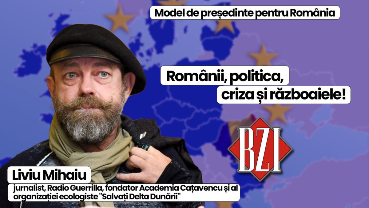 Top analiză BZI LIVE despre subiectele momentului alături de consacratul jurnalist Liviu Mihaiu, fondator al Academiei Cațavencu și organizația ecologistă „Salvați Delta Dunării” respectiv membru în echipa Radio Guerrilla