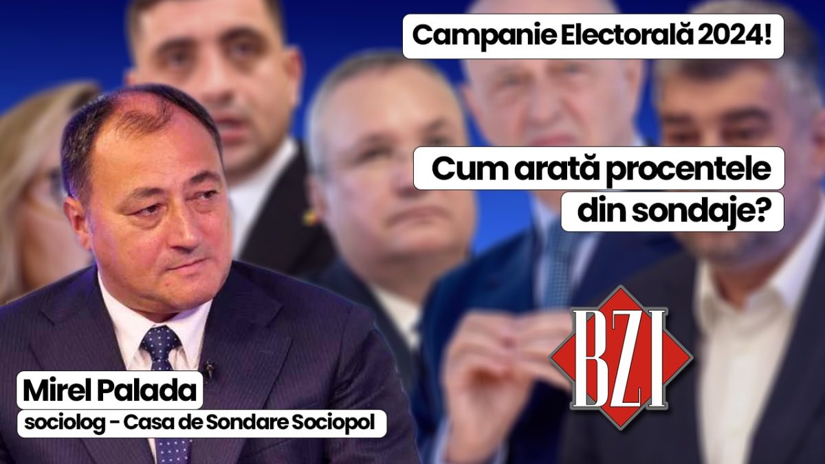 Spectacol total! Incisivul și hâtrul sociolog Mirel Palada (Casa de Sondare Sociopol) într-o nouă savuroasă și explozivă emisiune BZI LIVE!
