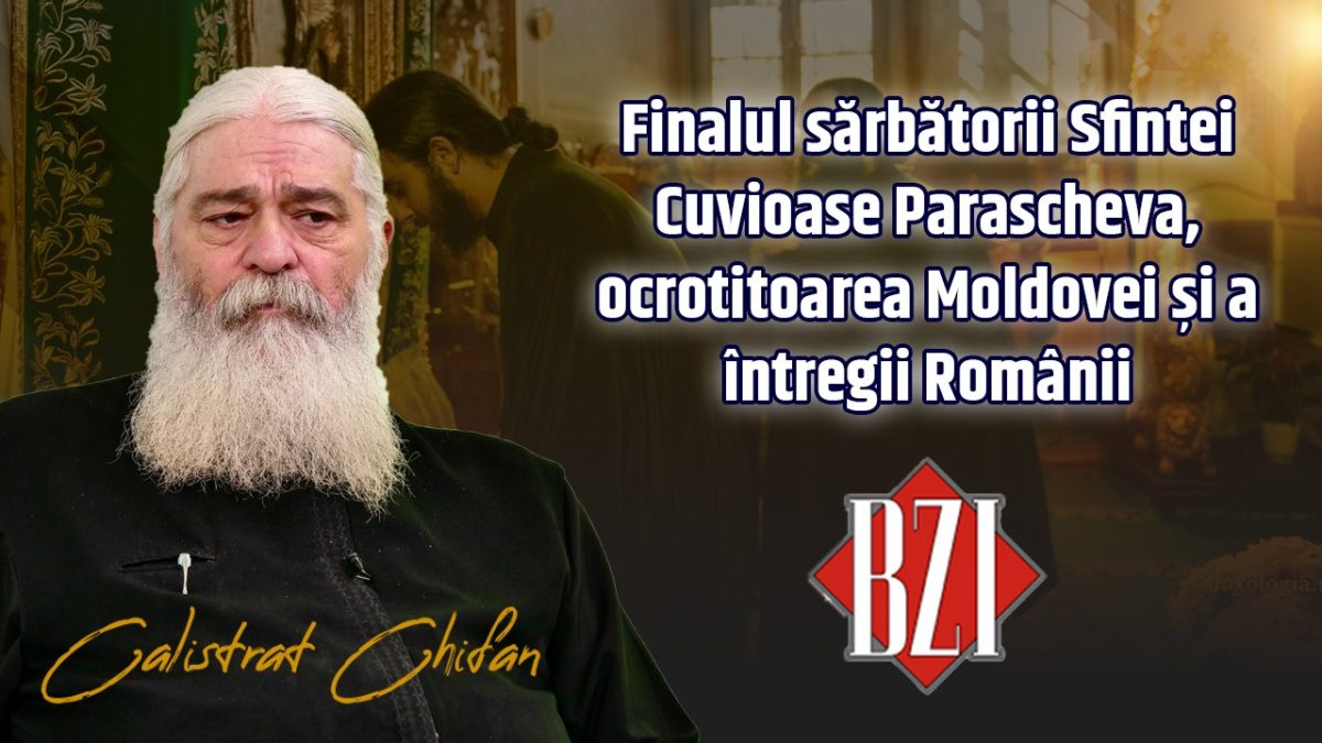 Finalul sărbătorii Sfintei Cuvioase Parascheva, ocrotitoarea Moldovei și a întregii Românii. Părintele Calistrat Chifan în studioul BZI LIVE vorbește despre cel mai mare pelerinaj religios din țară