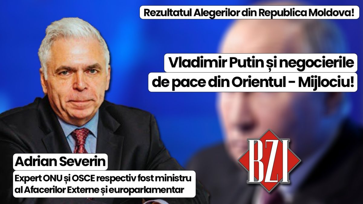 Top analiză geopolitică, geostrategică și pe Relații Internaționale, marca BZI LIVE! Prof. univ. dr. Adrian Severin, expert ONU și OSCE respectiv fost ministru al Afacerilor Externe și europarlamentar de la Alegerile din Republica Moldova la ascensiunea Chinei