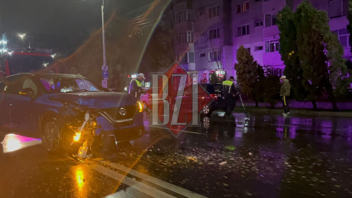 Accident rutier în municipiul Iași! Două autoturisme au intrat în coliziune
