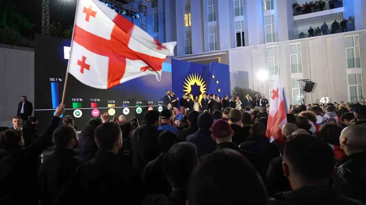 Georgia își ia adio de la Europa, potrivit primelor rezultate oficiale ale alegerilor