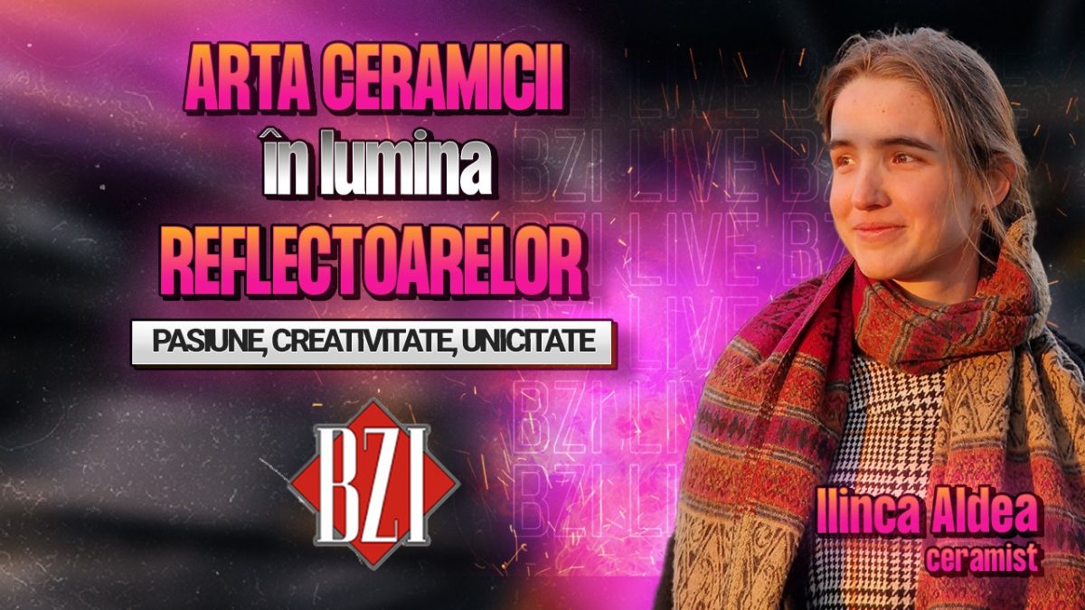 Despre arta ceramicii! Ilinca Aldea, ceramist, într-un interviu marca BZI LIVE