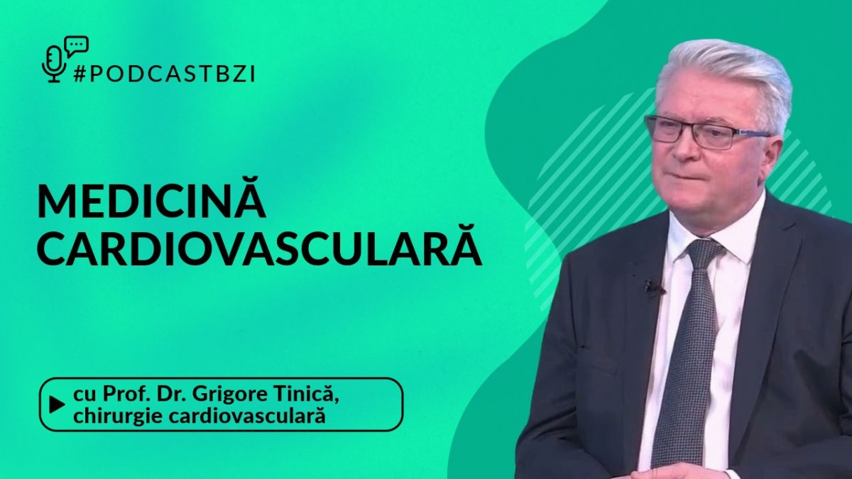 Despre cel mai important congres de medicina cardiovasculară, prof.dr. Grigore Tinica, într-un nou episod de #PodcastBZI!