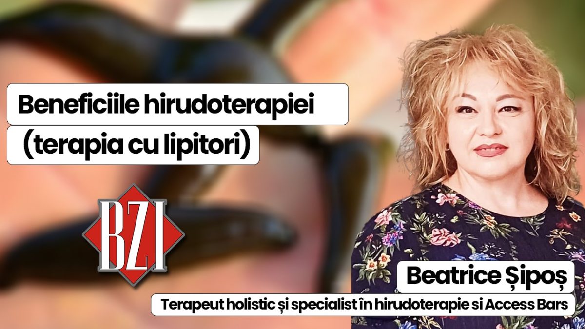 Beatrice Șipoș, terapeut holistic și specialist în hirudoterapie și Access Bars, discută în emisiunea BZI LIVE despre beneficiile hirudoterapiei (terapia cu lipitori) 