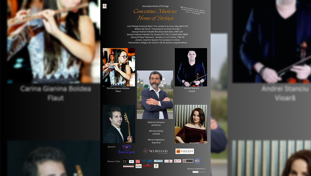 Descoperă magia muzicii baroce! Concentus Musicus, organizat la Teatrul Evreiesc