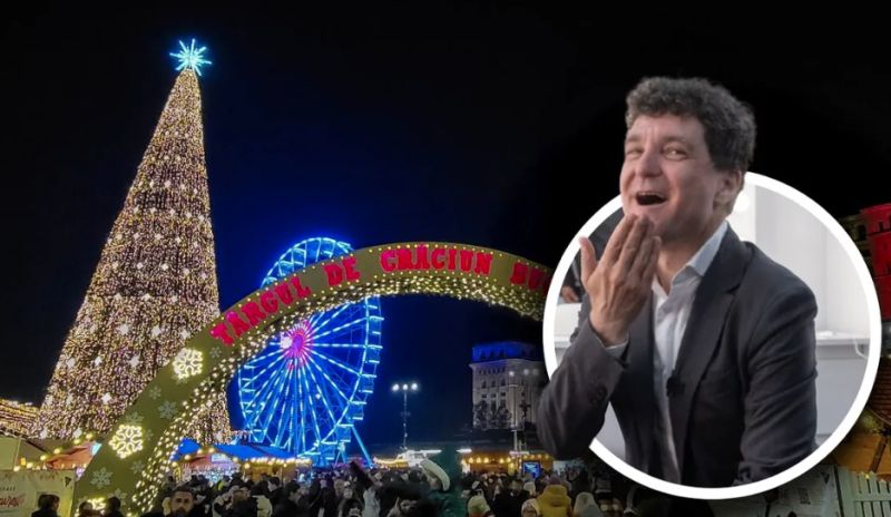 Cât va costa bradul de la Târgul de Crăciun din București: Nicușor Dan aruncă cu banii!