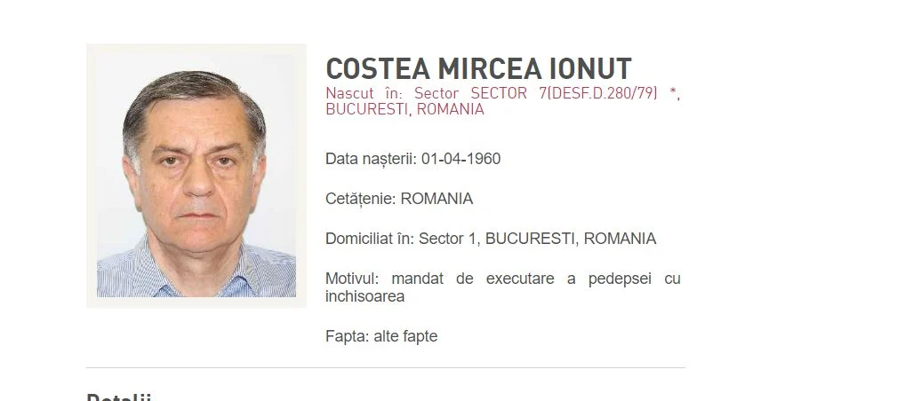 Ministrul Justiției explică de ce nu se pot demara procedurile de extrădare pentru Ionuț Costea, cumnatul lui Mircea Geoană