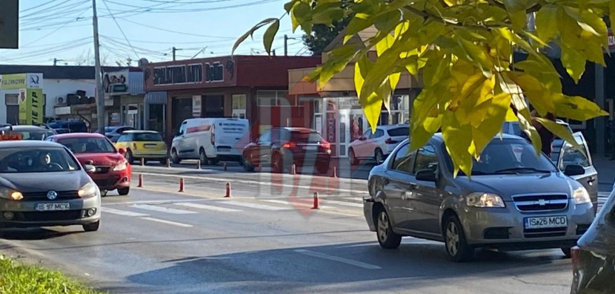 Accident rutier în Iași! Două autoturisme s-au ciocnit pe Nicolae Iorga