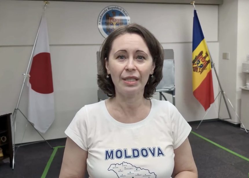 Ludmila Vizdoagă a mers 1300 de kilometri din Coreea de Sud până în Japonia pentru a vota
