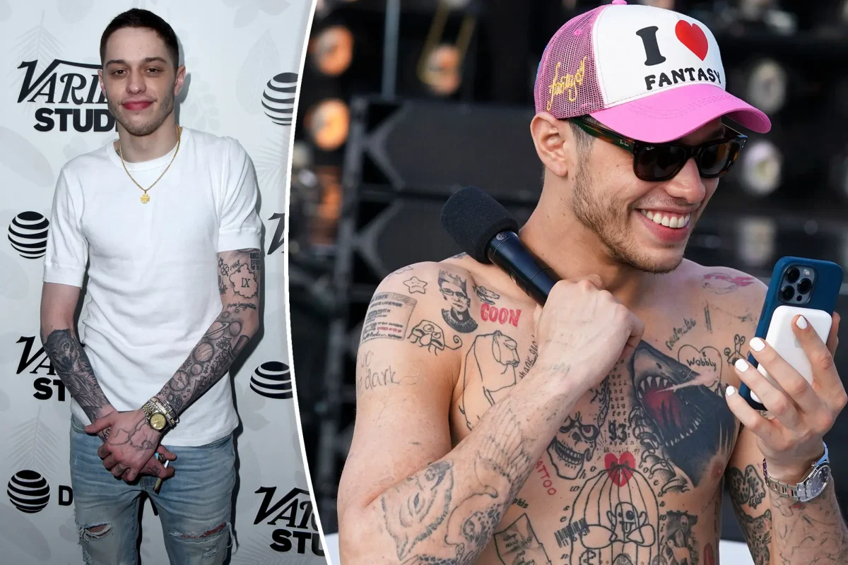 Pete Davidson, surprins fără tatuajele emblematice! Procesul dureros de ștergere al amintirilor de pe piele