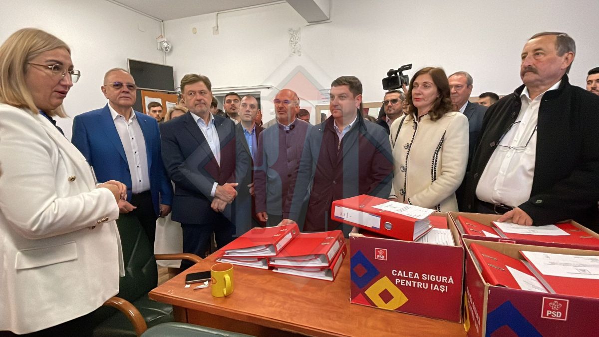 Depunerea candidaturilor pentru Parlamentul României! Membrii PSD Iași sunt la sediul BEJ