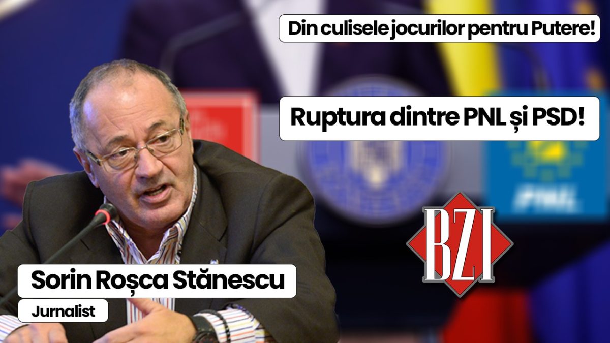 Nașul presei din România, senior-jurnalistul Sorin Roșca Stănescu, într-o nouă producție media BZI LIVE de analiză și comentarii despre cele mai importante teme naționale și internaționale