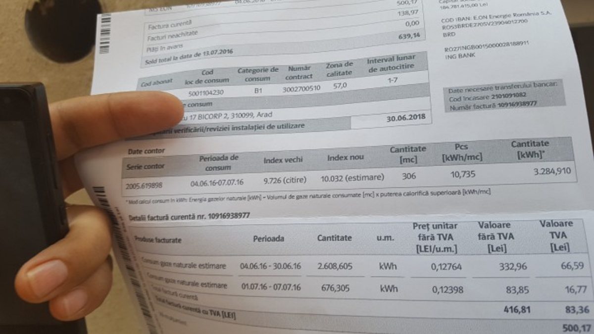 Încă o taxă pentru români de la 1 noiembrie pe factura de curent