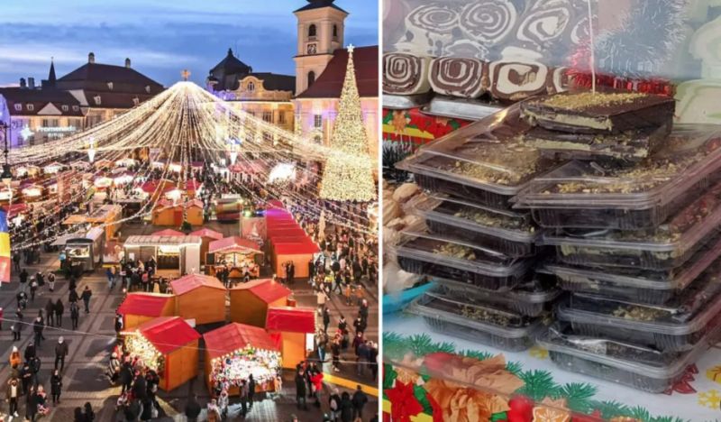 Cât costă ciocolata Dubai la Târgul de Crăciun din Sibiu! Turiștilor nu le-a venit să creadă că se vinde la suta de grame