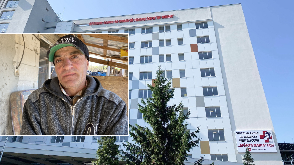 Tatăl unui copil electrocutat, internat la Spitalul de Copii Iași, își strigă disperarea! Dumitru Scutariu: „La început era bine, deschidea ochii, îmi zâmbea, dar acum e legumă”