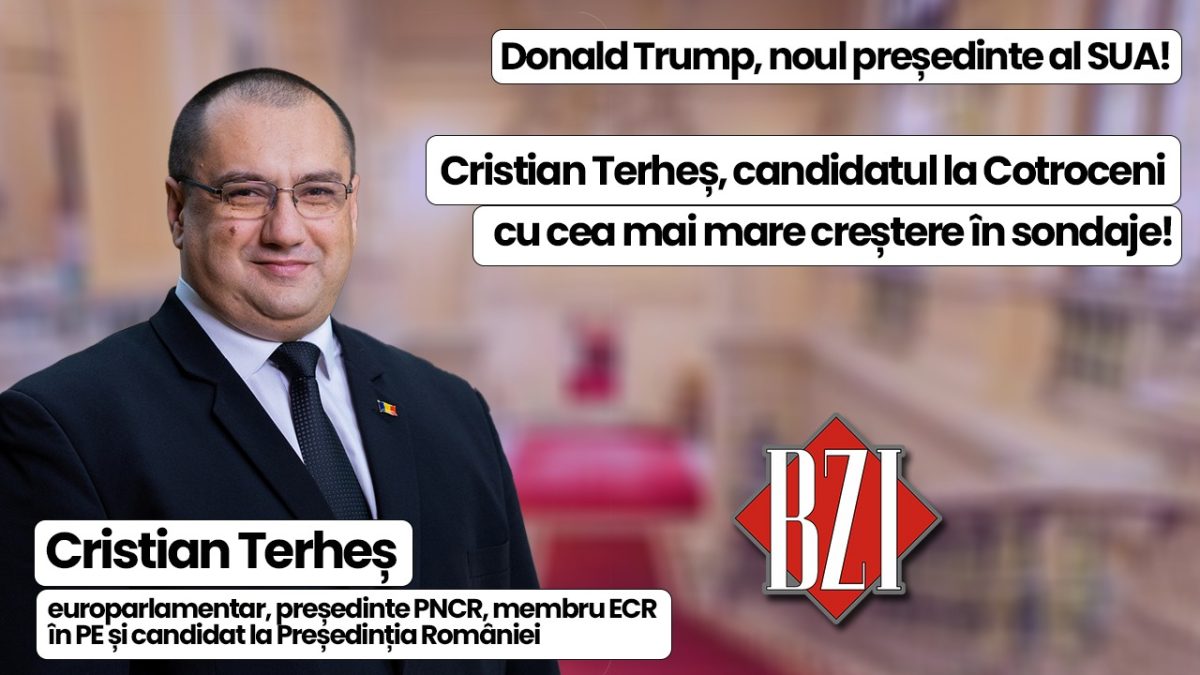 Cursa pentru Cotroceni 2024! Liderul PNCR, europarlamentar și membru ECR în PE respectiv candidat la Președinția României, Cristian Terheș este invitat la o nouă producție media BZI LIVE