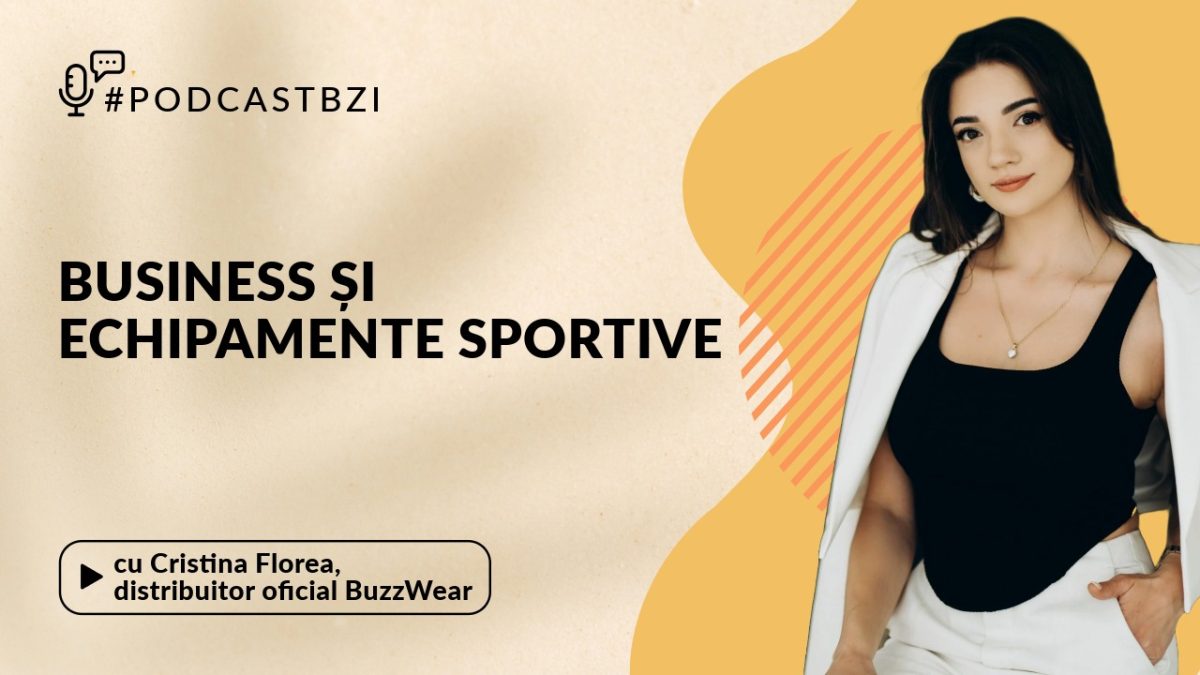 LIVE VIDEO – Cristina Florea, distribuitor oficial BuzzWear, despre business și echipamente sportive premium