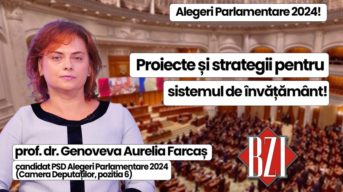 Campanie Electorală 2024! Emisiune BZI LIVE in care este invitată prof. dr. Genoveva Aurelia Farcaș – candidat PSD Alegeri Parlamentare 2024 (Camera Deputaților, poziția 6)