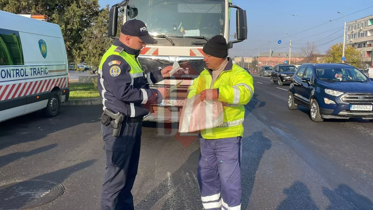 Rezultatele acțiunii Truck&Bus la Iași. Au fost oprite și verificate 275 de vehicule