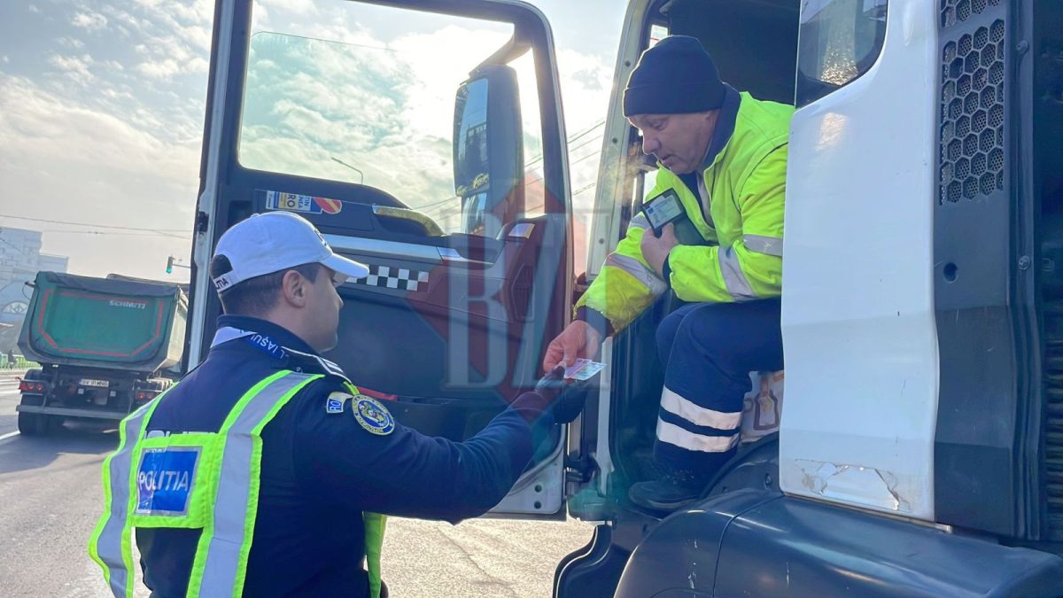 Șoferii de camioane și autobuze, testați intens la Iași, în cadrul acțiunii Truck&Bus pentru siguranța rutieră