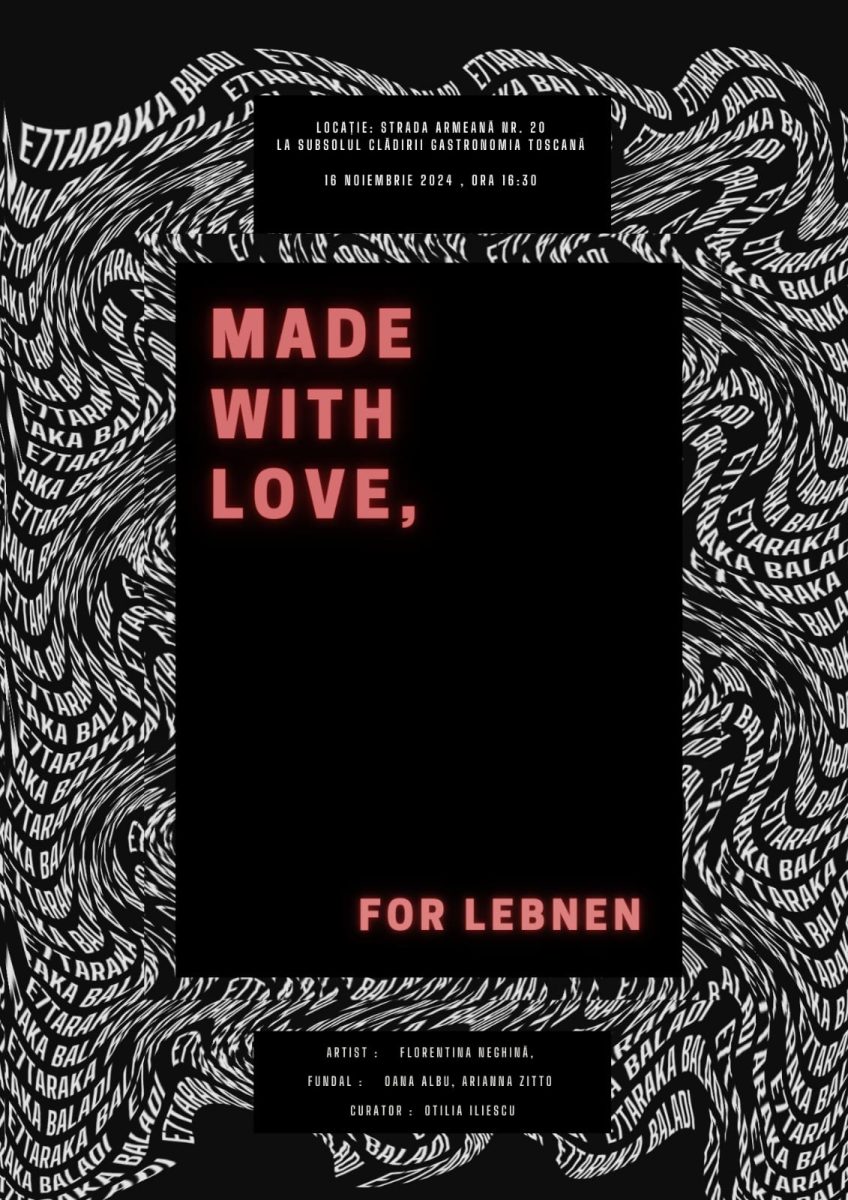 Expoziția „Made with love, for Lebanon” aduce în atenția publicului pericolele conflictului din Liban