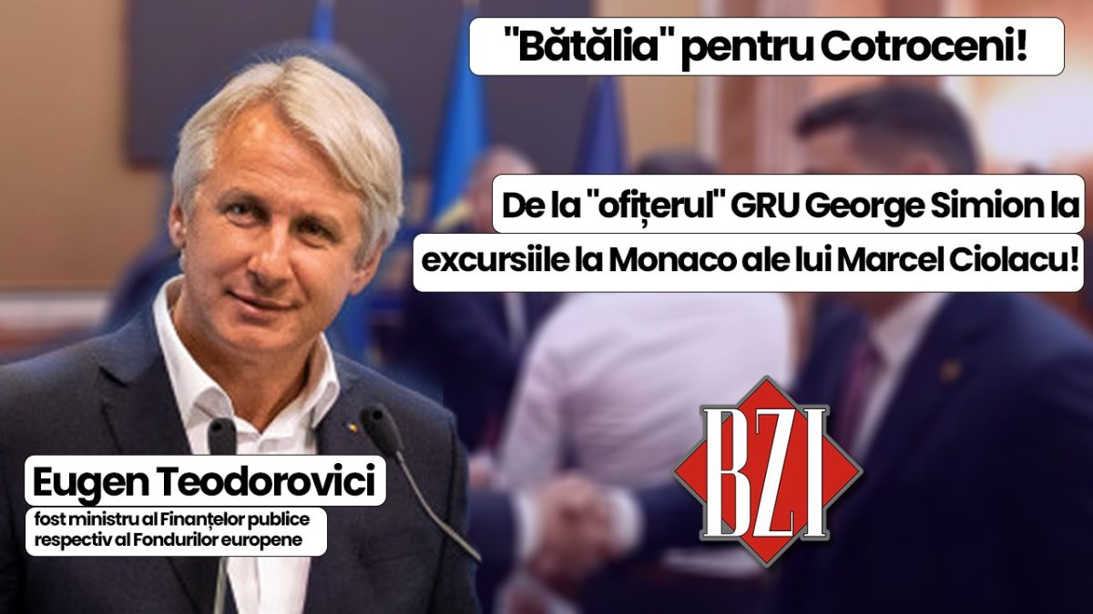 Super talk-show BZI LIVE săptămânal! Invitat de top este carismaticul și cunoscutul Eugen Teodorovici, fost ministru al Finanțelor publice respectiv al Fondurilor europene pe cele mai fierbinți și incitante subiecte ale momentului.