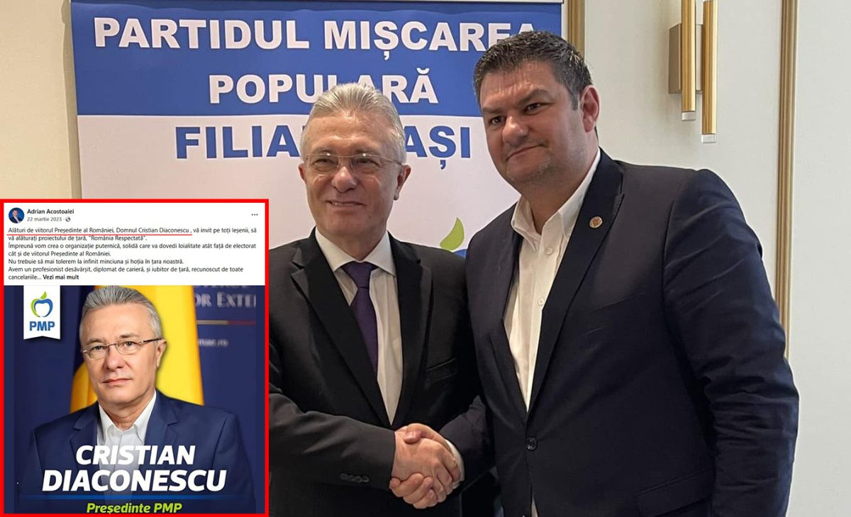 De ce va pierde Nicolae Ciucă alegerile prezidențiale la Iași? Adrian Acostoaiei, consilier județean PNL i-a făcut campanie lui Cristian Diaconescu