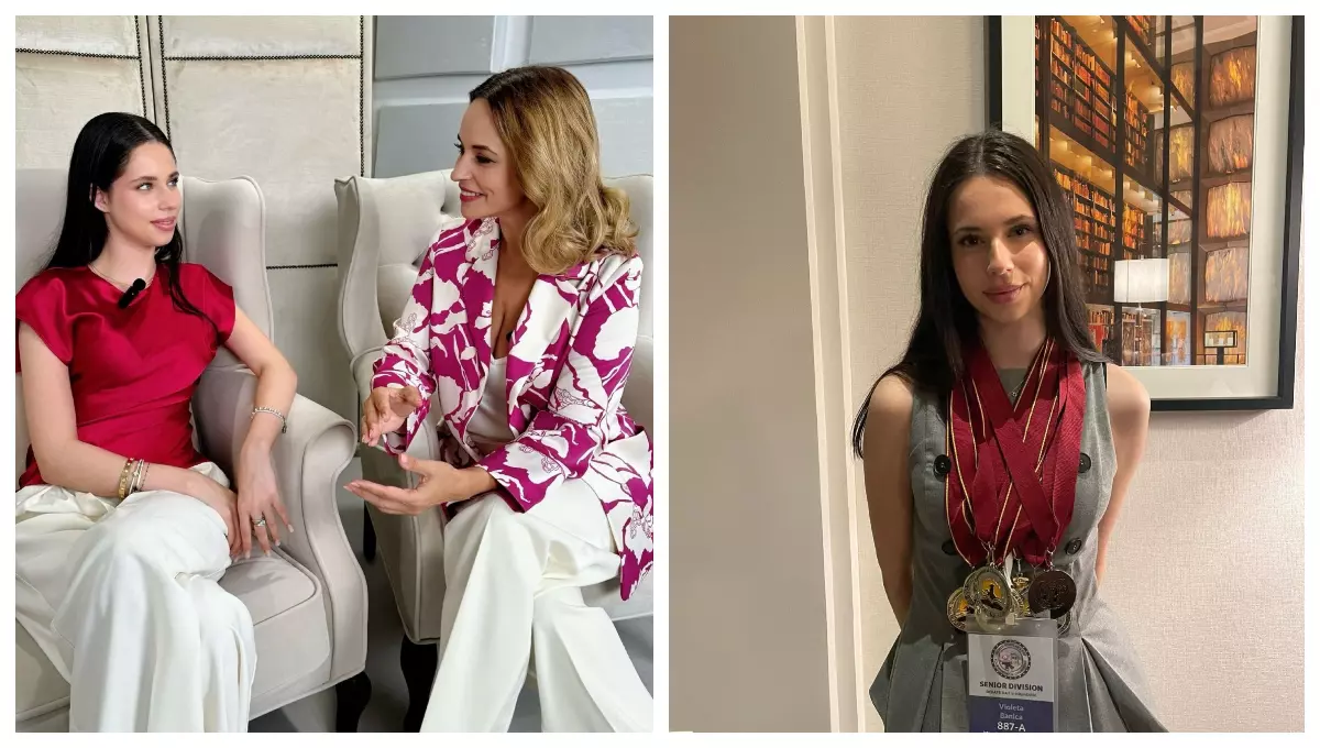 Andreea Marin, mândră de fiica ei. Violeta Bănică a câștigat 9 medalii la o competiție internațională